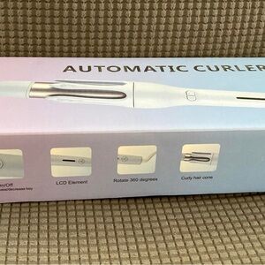 Automatic Curler in White and Silver
